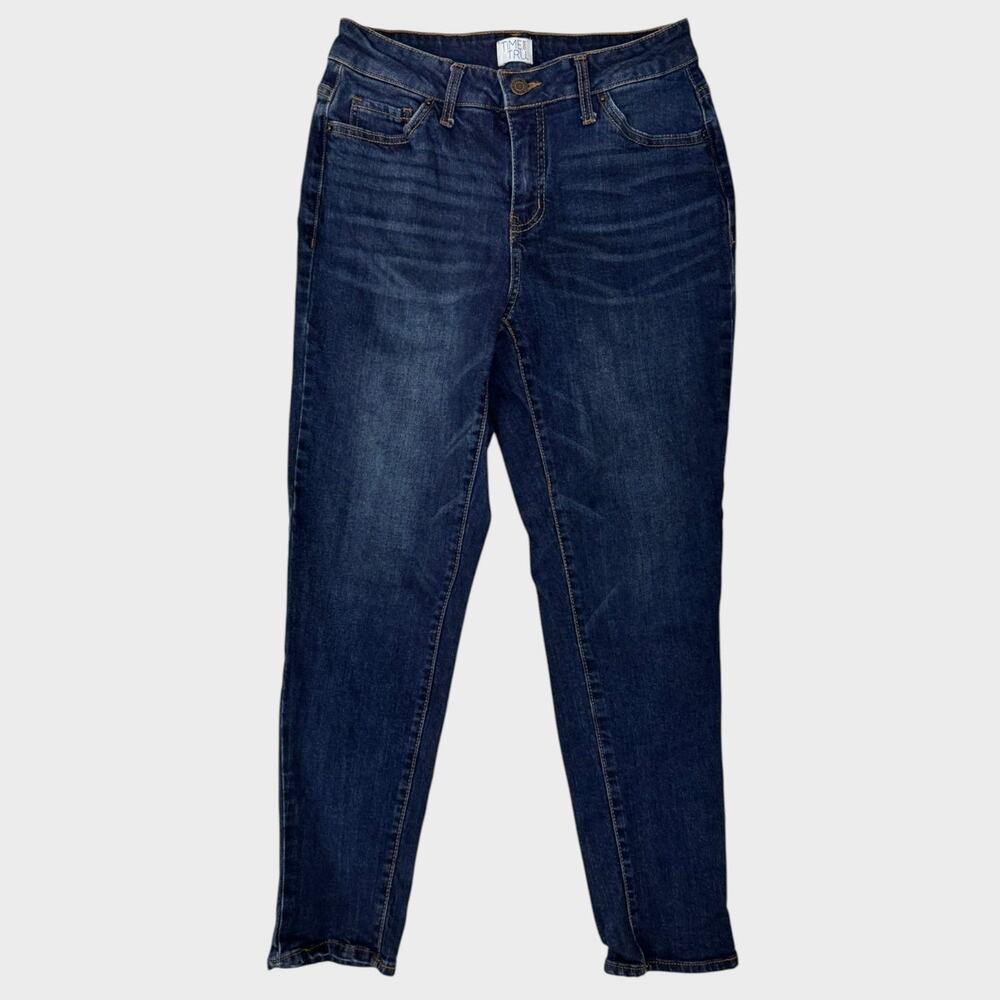 Time and Tru Blue Denim Jeans Womens 6 Regular Cotton Spandex